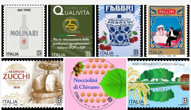 Presentati i francobolli delle “eccellenze” alimentari Made in Italy