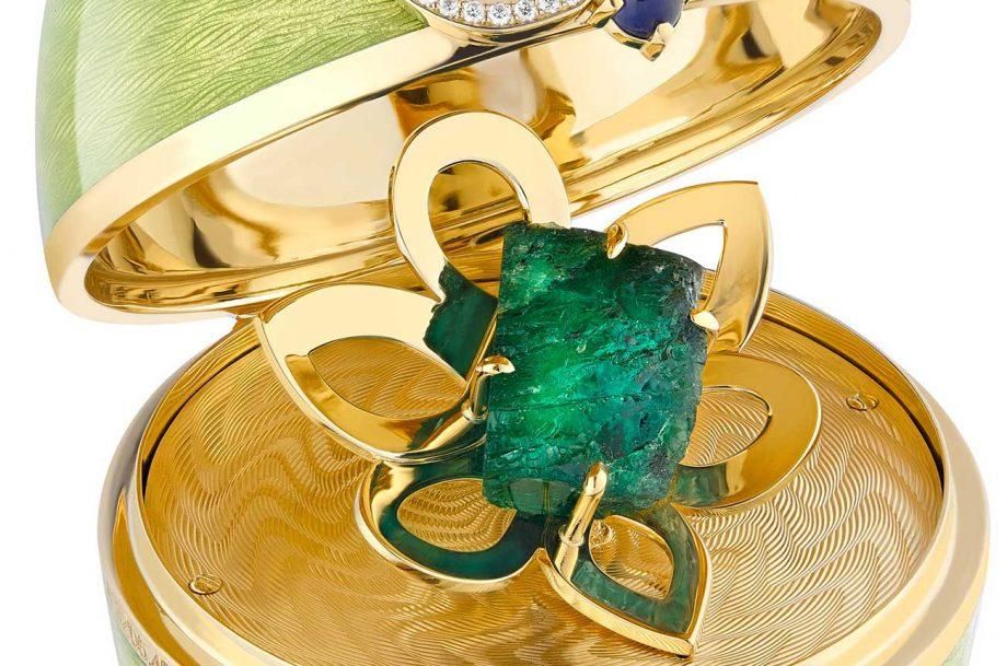 Emerald Isle Bespoke Celtic Egg detail shot Credit Faberge 920x609