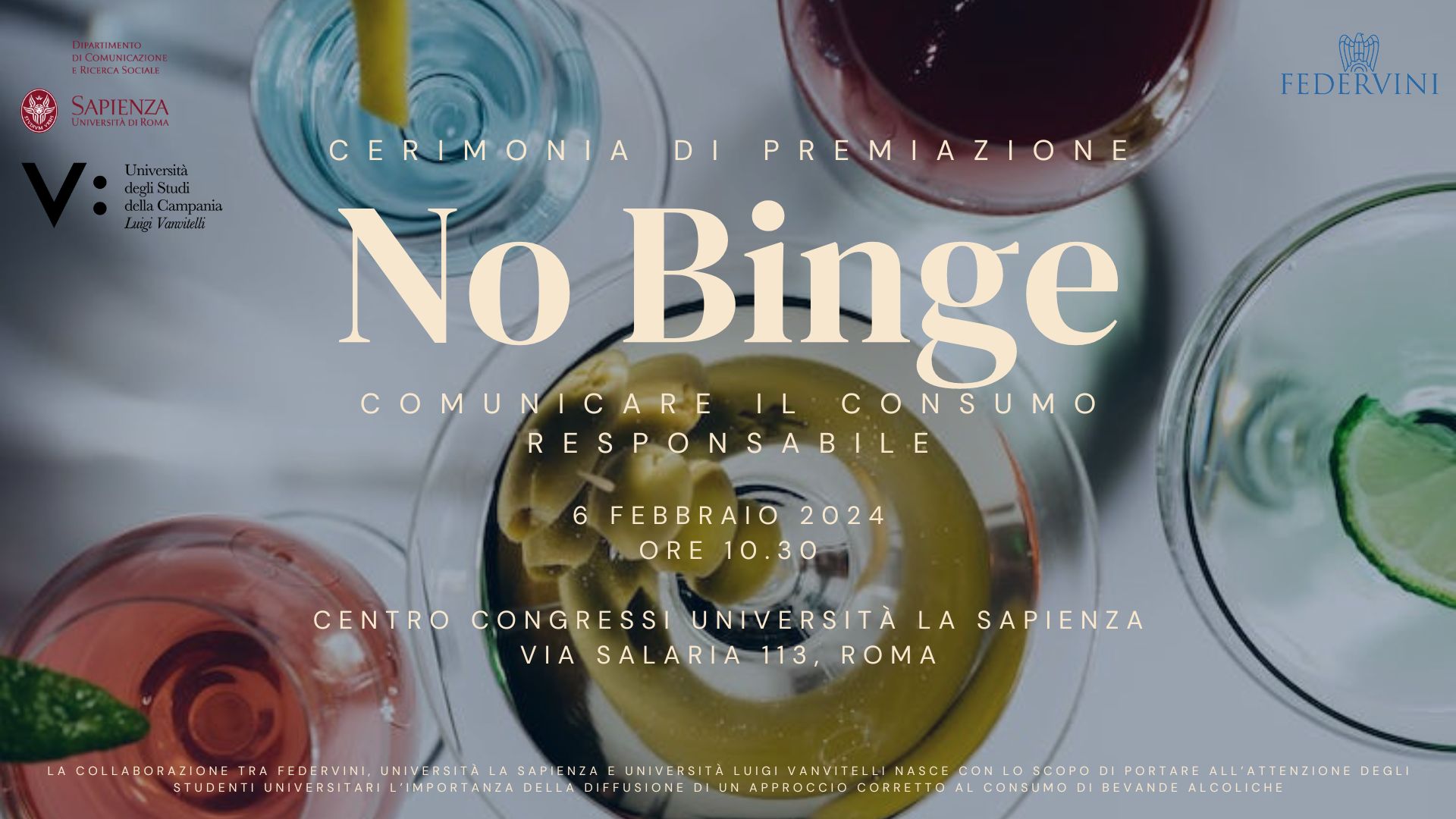 No Binge - comunicare il consumo responsabile