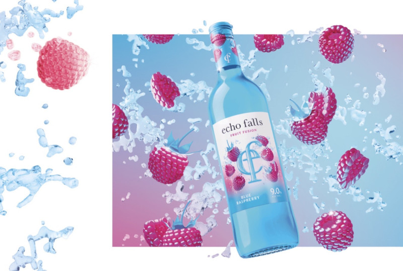 Il successo virale del “vino blu” inglese