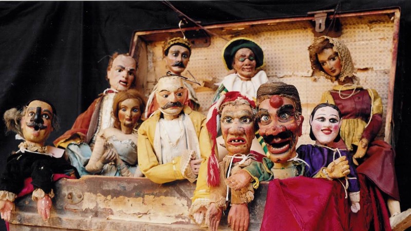 Nel Castello dei Burattini a Parma