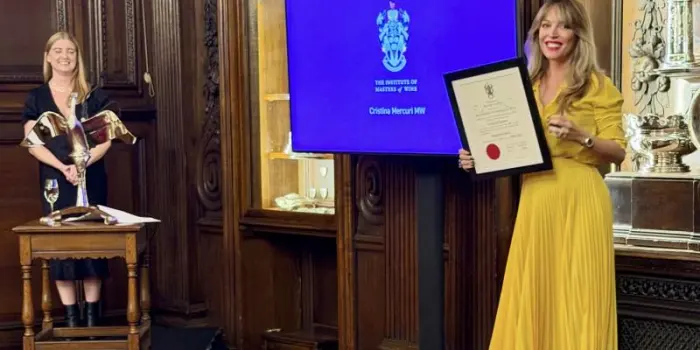 Cristina Mercuri, prima donna italiana designata Master of Wine