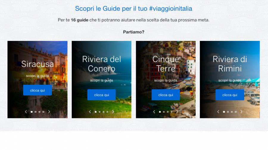 American express lancia &quot;Viaggio in Italia&quot;, piattaforma di guide tematiche
