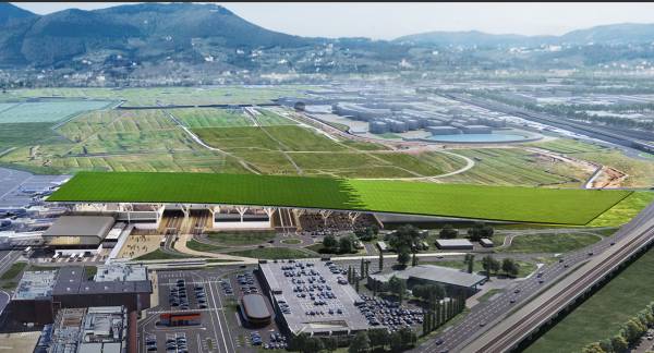 Firenze avrà il primo aeroporto con un vigneto sul tetto