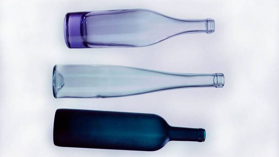 Support for shifting to lighter wine bottles