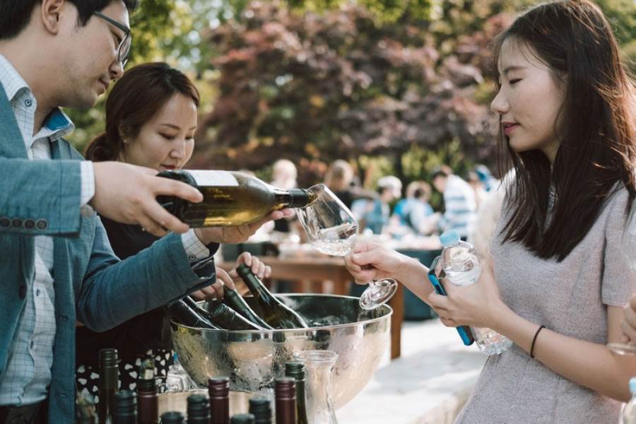I vini italiani guadagnano la terza posizione in Corea del Sud