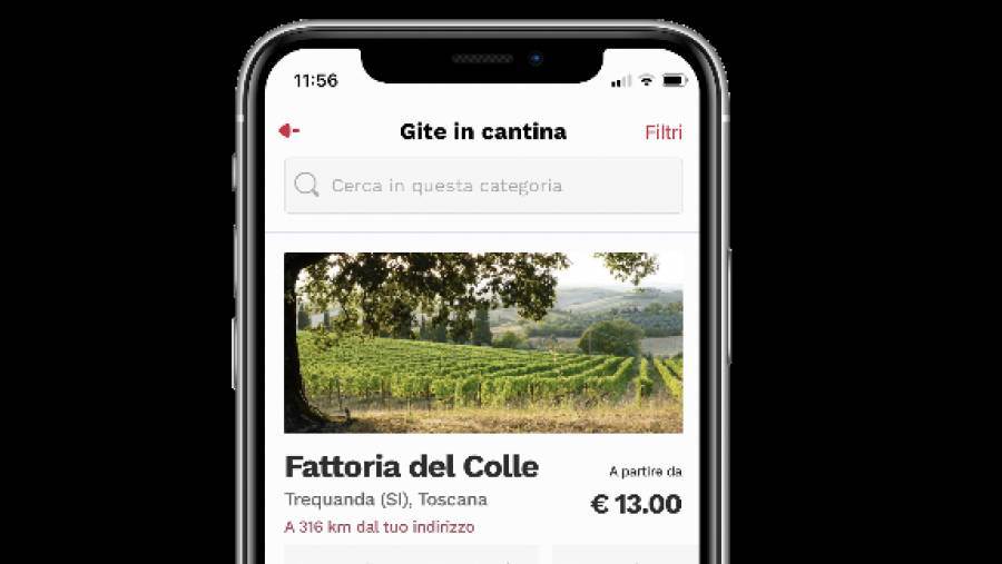 Sull&#039;app di Winelivery arrivano le gite nelle cantine più iconiche di tutta Italia