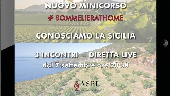Sicilia protagonista di #SommelierAtHome
