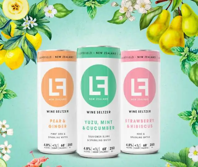 Dalla Nuova Zelanda i seltzer di vino con pera, ginger, fragola o yuzu