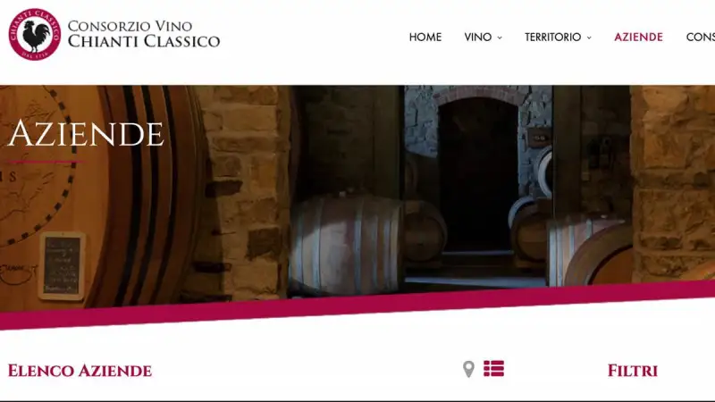 Un grande catalogo online per il Chianti Classico