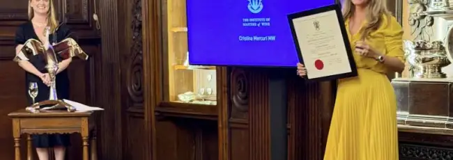 Cristina Mercuri, prima donna italiana designata Master of Wine