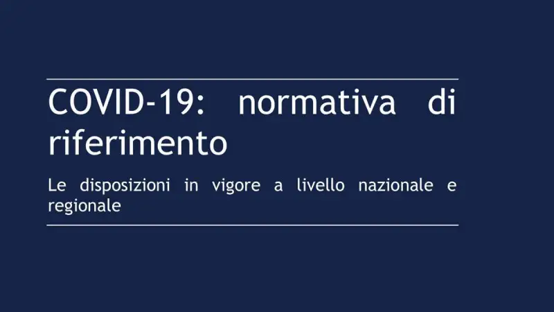 Covid-19: riepilogo normativa in vigore al 3 aprile 2020