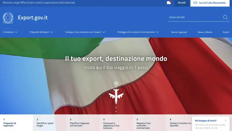 Nasce il portale pubblico per i servizi all&rsquo;export