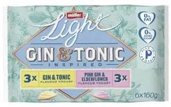 Inglesi pazzi per il gin, ora arriva anche lo yogurt al gusto gin & tonic