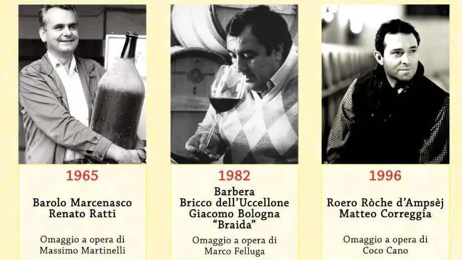 Nasce la Hall of Fame del vino piemontese