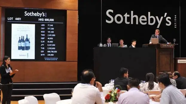 Il vino fa bene a Sotheby's: crescita del 23% nei primi sei mesi dell'anno