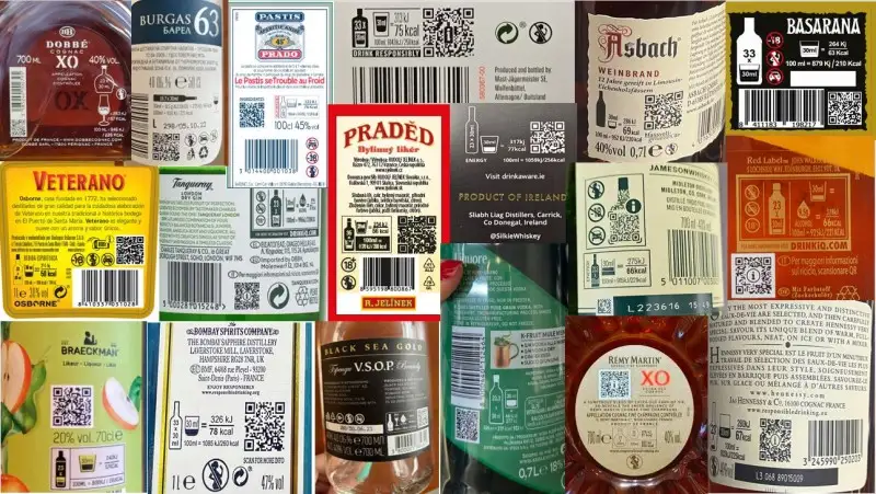 spiritsEUROPE: il 70% delle bevande alcoliche europee presenta informazioni energetiche in etichetta