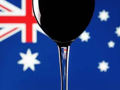 Nel 2021 crollo del 30% per l&rsquo;export di vino australiano