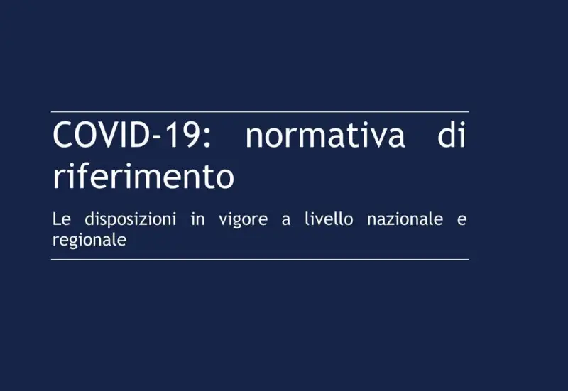 Covid-19: riepilogo normativa in vigore al 23 marzo