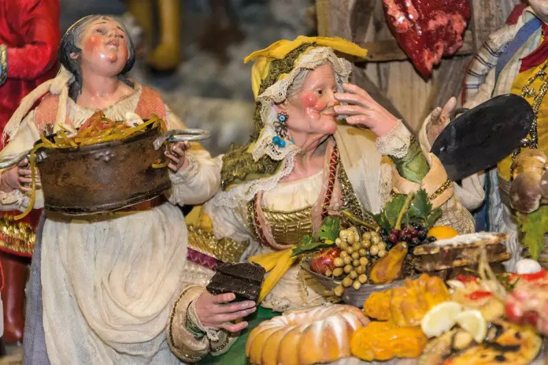 Viaggio alla scoperta dei prodotti della Campania attraverso il presepe napoletano
