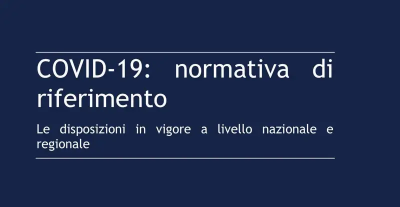 Ecco il riepilogo regione per regione degli aggiornamenti sulla normativa in vigore per l'emergenza Coronavirus