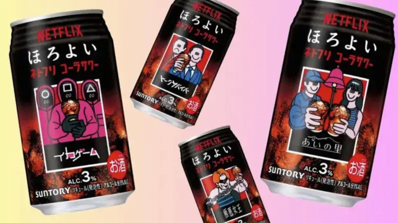 Netflix in Giappone lancia le nuove serie con drink speciali in lattina