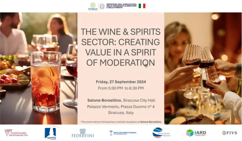 Al G7 di Siracusa appuntamento con il mondo di vini e spiriti