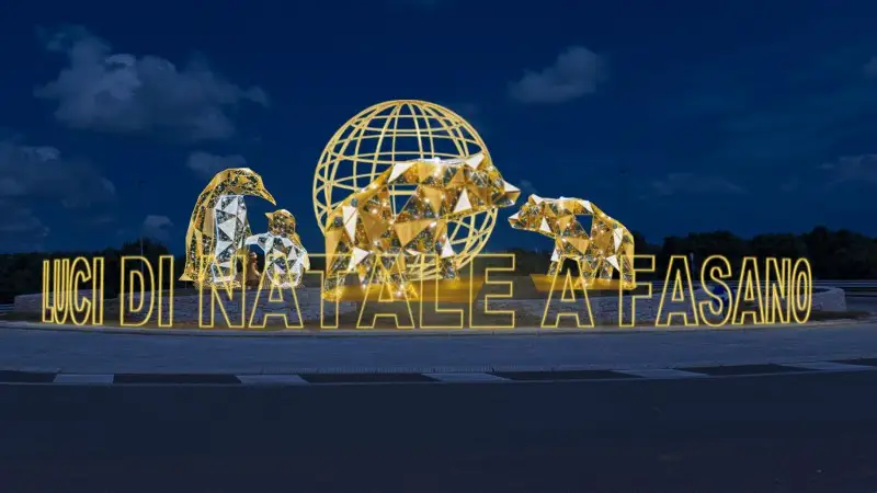 Weekend natalizio in Puglia, 50 installazioni nel centro storico di Fasano