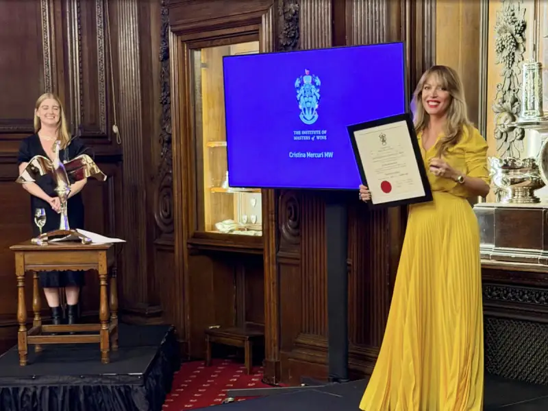 Cristina Mercuri, prima donna italiana designata Master of Wine
